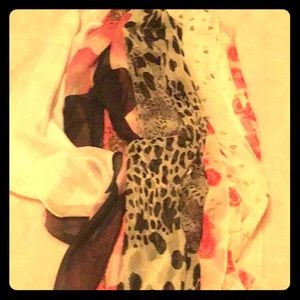 Sheer scarf bundle of 4